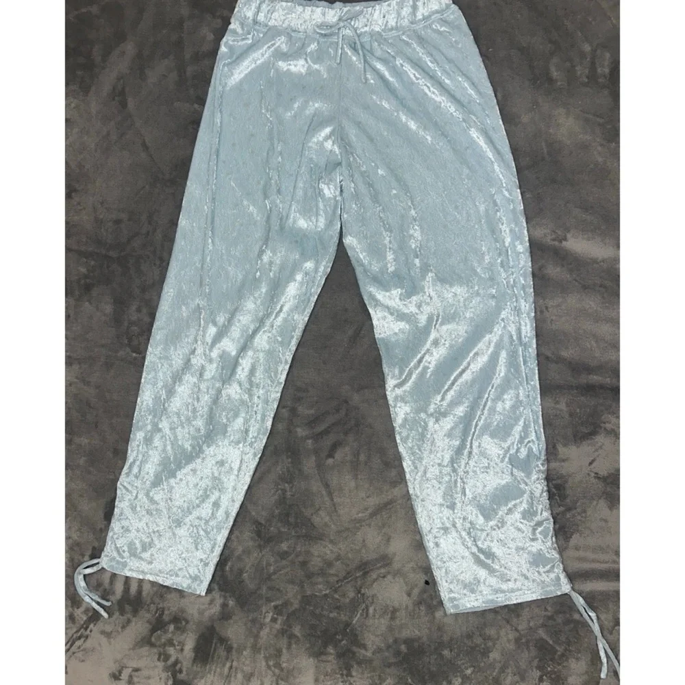 🩵 Vintage Y2K Star Velvet Sleep Pants